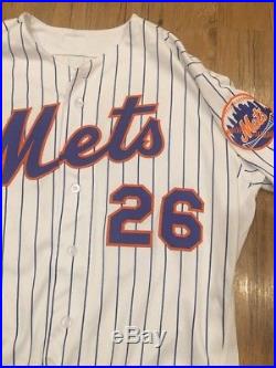 Kevin Plawecki New York Mets Game Used Jersey