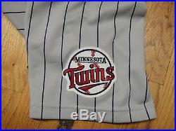 Kirby Puckett 1991 Game Used Minnesota Twins Uniform Grey Flannel Authenticated