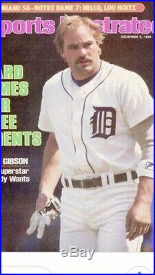 Kirk Gibson Detroit Tigers 1984 Game Worn Uniform
