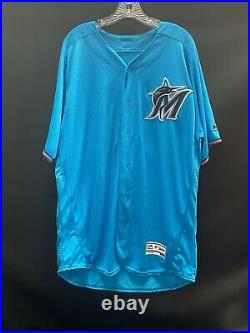 Kolek #48 Miami Marlins Game Used Stitched Authentic Jersey (minors)
