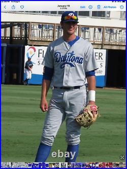 Kris Bryant game used/worn Daytona Cubs road jersey, helmet and cleats