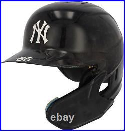 Kyle Higashioka New York Yankees GU Batting Helmet vs. Blue Jays on 4/12/2022
