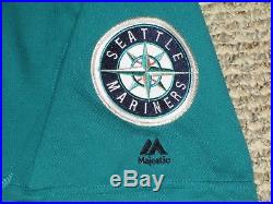 Kyle Seager Size 46 #35 2016 Seattle Mariners game used jersey Spring Training