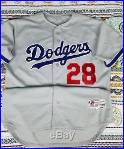 LA Los Angeles Dodgers Minor League Game Worn Baseball Jersey Sz 48 XL Vintage