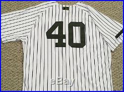 LUIS SEVERINO #40 Size 48 2017 New York Yankees Game Jersey Memorial Day MLB