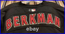 Lance Berkman 2001 Houston Astros Game Used Black Mesh BP Jersey