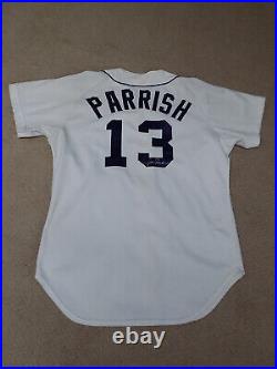 Lance Parrish Game Worn Signed Jersey 1981 Detroit Tigers
