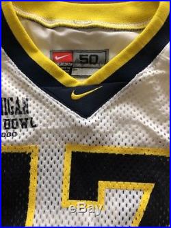 Larry Foote Game Used Issued Michigan Wolverines 2000 Orange Bowl Jersey