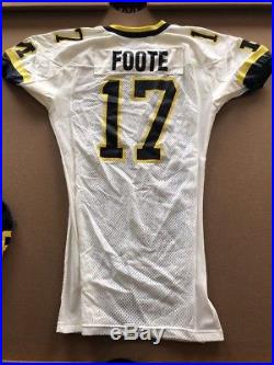 Larry Foote Game Used Issued Michigan Wolverines 2000 Orange Bowl Jersey