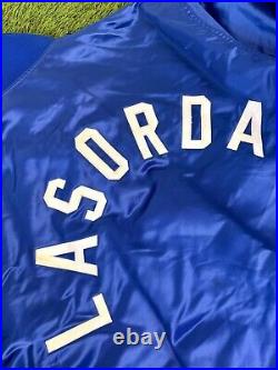Late 70s Game Worn Used Tommy Lasorda LA Los Angeles Dodgers Jacket Vintage Coat