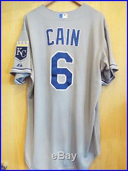 Lorenzo Cain Game Used Jersey, Worn 7/27/15, Royals, World Series Champions