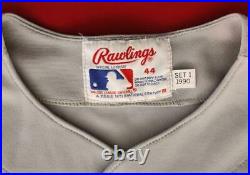 Los Angeles Dodgers 1990 Rawlings Game Worn Road Jersey #73 E. Alicea Size 44