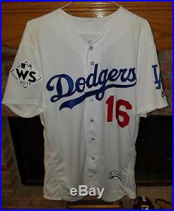 Los Angeles Dodgers Andre Ethier World Series Game Used Game Worn Home Jersey