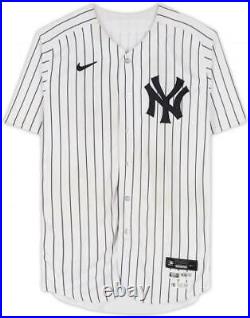 Luis Severino New York Yankees Game-Used #40 White Pinstripe Jersey