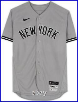 Luis Severino Yankees Player-Worn #40 Gray Jersey vs Indians on October 16, 2022
