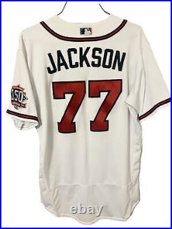 Luke Jackson Game Used 2021 Atlanta Braves World Series Jersey