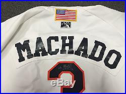MANNY MACHADO AUTOGRAPHED GAME USED BOWIE BAYSOX SIGNED JERSEY BALTIMORE ORIOLES