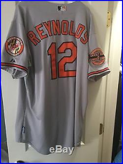 Mark Reynolds Game Used Worn 2012 Baltimore Orioles Jersey