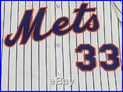 MATT HARVEY #33 2018 New York Mets game used jersey FINAL MET JERSEY MLB HOLO