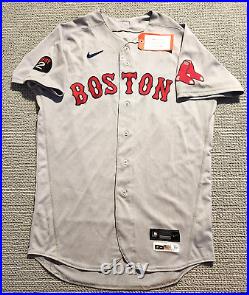 MICHAEL WACHA GAME TEAM ISSUED 2022 BOSTON RED SOX ROAD JERSEY WithREMY PATCH