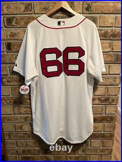 MLB Boston Red Sox Game Used Britton #66 Baseball Jersey, NYY at BOS 9/28/14