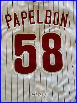 MLB Game Worn jersey Phillies 2015 Jonathan Papelbon MLB Authenticated