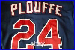 MLB Minnesota Twins #24 Trevor Plouffe game used worn jersey withMLB hologram