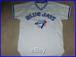 MLB VINTAGE (1988) TORONTO BLUE JAYS FRANK WILLS #44 GAME WORN JERSEY NR