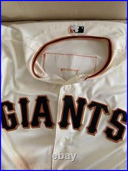 MLB game worn used baseball jersey San Francisco Giants Hernandez