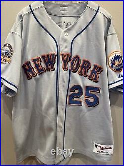 MLB jersey game Worn Size 50 New York Mets Kaz Matsui