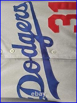 Majestic 2019 Los Angeles Dodgers Joc Pederson Game Worn Game Used Jersey 1 HR