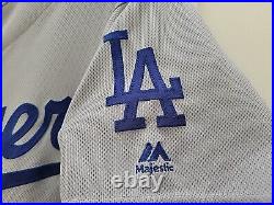 Majestic 2019 Los Angeles Dodgers Joc Pederson Game Worn Game Used Jersey 1 HR