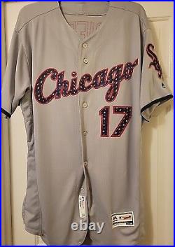 Majestic Chicago White Sox Stars Stripes Ken Griffey Jr Team Issued Game Jersey