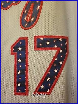 Majestic Chicago White Sox Stars Stripes Ken Griffey Jr Team Issued Game Jersey