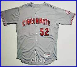 Majestic Tony Cingrani #52 Cincinnati Reds MLB sz 48 Game Used Jersey withHologram