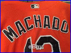 Manny Machado Game Used Jersey, Orioles, Worn Spring Training 2016! COA MLB