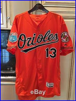 Manny Machado Game Used Jersey, Orioles, Worn Spring Training Game(s) 2016! COA