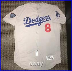 Manny Machado Los Angeles Dodgers Game Used Worn Jersey 2018 WS Padres