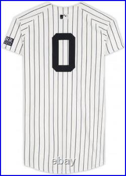 Marcus Stroman Yankees GU #0 White Pinstripe Jersey vs Rockies August 25, 2024