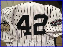 Mariano Rivera 08 Old Stadium Game Used Jersey Oldest Retired # Jersey On Ebay