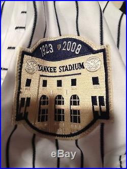 Mariano Rivera 08 Old Stadium Game Used Jersey Oldest Retired # Jersey On Ebay