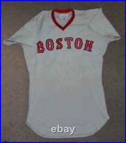 Mario Guerrero Boston Red Sox 1975 Game Worn Used Jersey