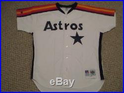 Mark Portugal size 46 #51 1992 Houston Astros Game Used Jersey Home RAINBOW
