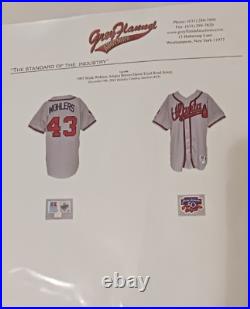 Mark Wohlers Game-Used 1997 Atlanta Braves #43 Grey Jersey withCOA & Team Tags