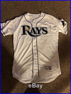 Matt Moore Game Worn Game Used 2018 Jackie Robinson Day #42 Jersey