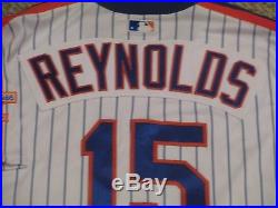 Matt Reynolds sz 46 1986 Mets TBTC GAME USED 2016 JERSEY New York Mets MLB holo