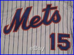 Matt Reynolds sz 46 1986 Mets TBTC GAME USED 2016 JERSEY New York Mets MLB holo