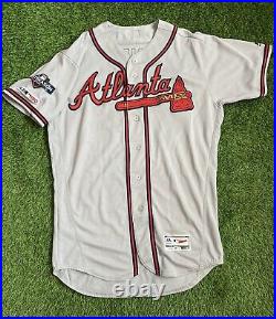 Max Fried Atlanta Braves Game Used Worn Jersey 12th Career Win