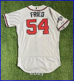 Max Fried Atlanta Braves Game Used Worn Jersey 12th Career Win