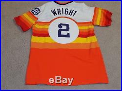 Mel Wright Game Worn Jersey 1975 Houston Astros Cardinals Cubs Don Wilson